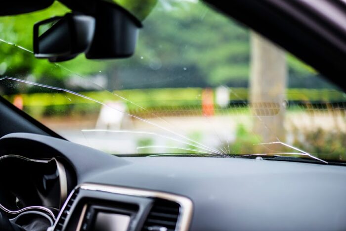 Cracked windshield repair in Surrey